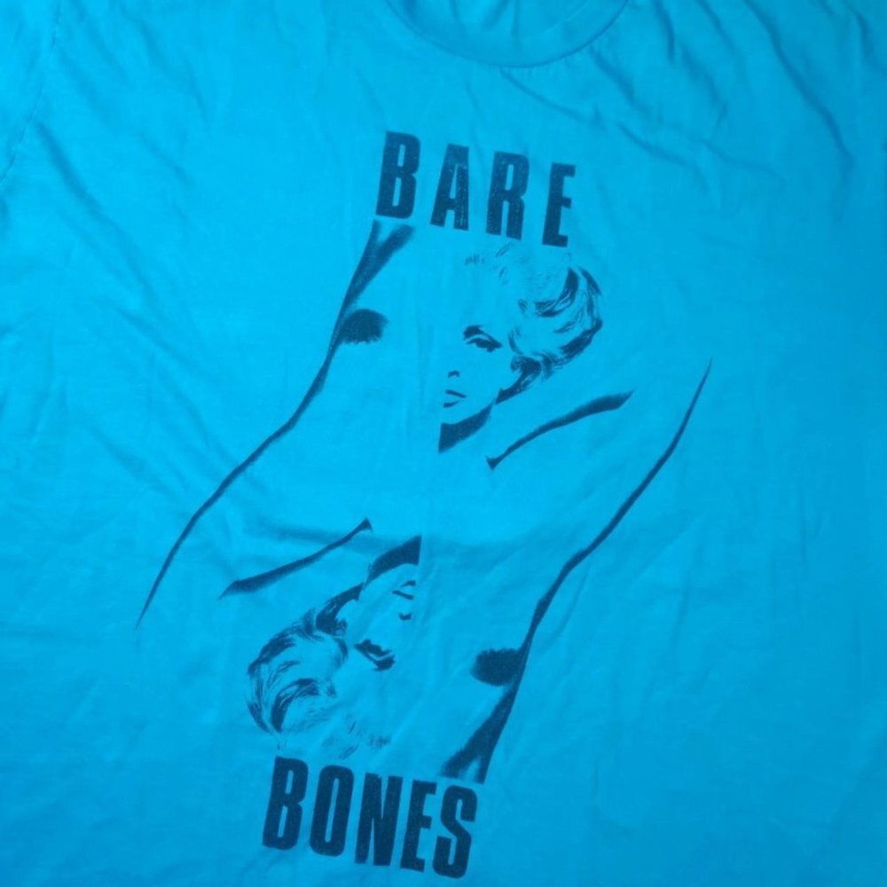 Bare Bones Blue Graphic Tee View 5